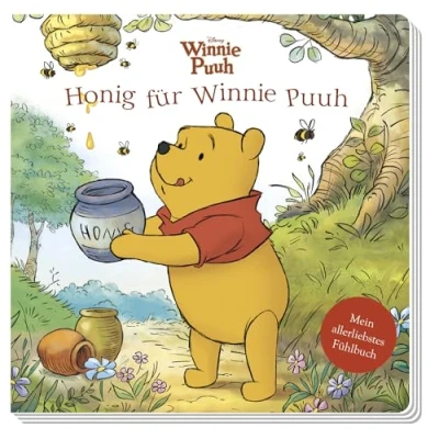 Abbildung von Disney Winnie Puuh: Honig für Puuh Mein allerliebstes Fühlbuch: Pappbilderbuch mit Fühlelementen