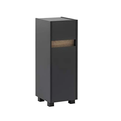 Abbildung von Schildmeyer Midischrank 146314 Cosmo, 30,2 x 84,8 33 cm (BxHxT), anthrazit