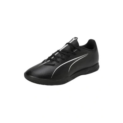 Abbildung von Puma Ultra 5 PLAY IT Fußballschuh Halle, Herren, Größe: 42.5, Black/white Schuhe