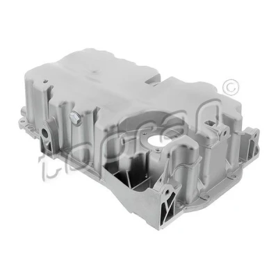 Abbildung von TOPRAN 118 117 Ölwanne mit Ölablassschraube Dichtring, Bohrung für Ölstandsensor, ohne Sensor, Ölwannendichtung Aluminium