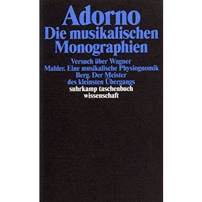 Abbildung von Gesammelte Schriften in 20 Bänden: Band 13: Die musikalischen Monographien (suhrkamp taschenbuch wissenschaft)