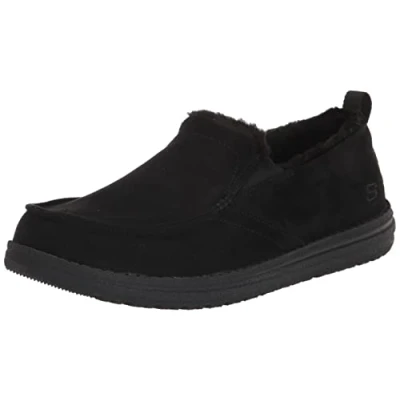 Abbildung von Skechers Herren Melson Slipper Hausschuh, Schwarz, 40 EU