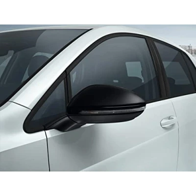 Abbildung von Volkswagen 5G0072530A Spiegelkappen Außenspiegelkappen Spiegelblenden, schwarz, nicht für Fahrzeuge mit Spurwechselassistent (7Y1, 79H)