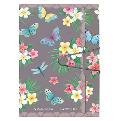 Abbildung von herlitz Fächermappe aus PP, Motiv: Ladylike Butterflies, 1 Stück
