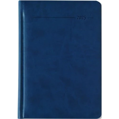 Abbildung von Zettler Wochenplaner Tucson 2025 blau, 15x21cm, Taschenkalender mit 128 Seiten 1 Woche auf 2 Seiten, Adressteil, Notizbereich, Monatsübersicht, Mondphasen und internationales Kalendarium