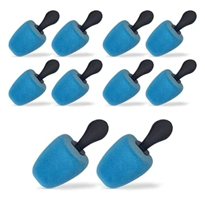 Abbildung von DELFA Samty Schuhspanner für Karrée Schuhe (eckige Form) Schaumstoff Schuhformer Schuhstrecker Set zu 5 Paar Damen Größe 37 41