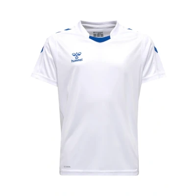 Abbildung von Hummel Hmlcore XK POLY Jersey S/S Tshirt print für Kinder, Größe: 116, White true blue