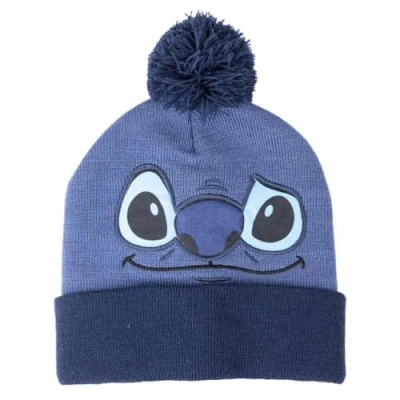 Abbildung von Disney Unisex Kids Stitch Strickmütze, Blau, One Size