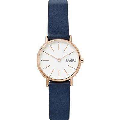 Abbildung von Skagen Signatur Uhr, Damen, Größe: One Size, Blue