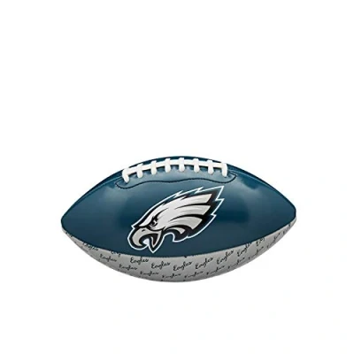 Abbildung von Wilson American Football NFL CITY PRIDE, Philadelphia Eagles, Mischleder, Für Freizeitspieler, Petrol/Silber, WTF1523XBPH