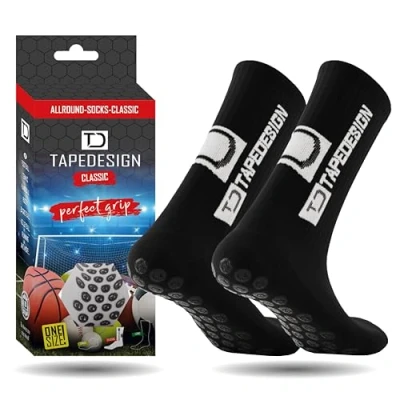 Abbildung von Tapedesign Allround Classic Socken Sportsocken, Herren, Größe: One Size, Black