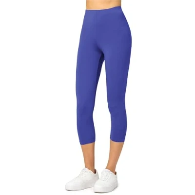 Abbildung von Merry Style Damen Leggings 3/4 Capri aus Viskose MS10 144 (Kobalt, M)