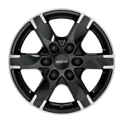 Abbildung von ALUTEC 6 loch 18Zoll 114.3mm Alufelge Titan schwarz front polier TIT80838X33 1 Felge