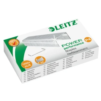 Abbildung von Leitz Heftklammer, 24/8 mm, verzinkt, 1000 Stück (2, 24/8mm)