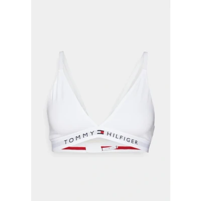 Abbildung von Tommy Hilfiger Unlined Triangle Triangel BH, Damen, Größe: Small, White