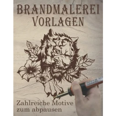 Abbildung von Brandmalerei Vorlagen: Zahlreiche Motive zum abpausen, Buchinhalt Vorlagen in SVG Format Kostenlos zu downloaden