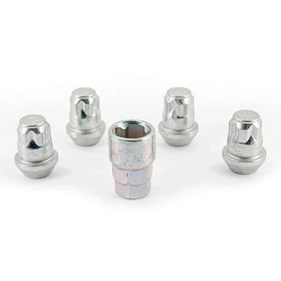 Abbildung von H&amp;R Felgenschloss Set M14x1.50 Kegelbund 4 Muttern inkl. Adapter