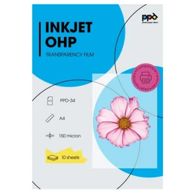 Abbildung von PPD 10 x A4 Inkjet Premium Overheadfolie für vollfarbige Ausdrucke in höchster Qualität 34