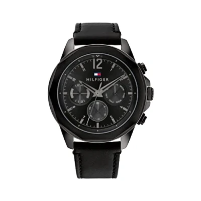 Abbildung von Tommy Hilfiger Chronograph schwarz schwarz, Herren, Größe: One Size,