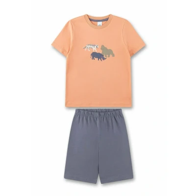 Abbildung von Sanetta Animals Set Nachtwäsche für Kinder, Größe: 104, Orange