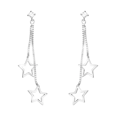 Abbildung von SOFIA MILANI Damen Ohrringe 925 Silber Ohrstecker als Stern 20503