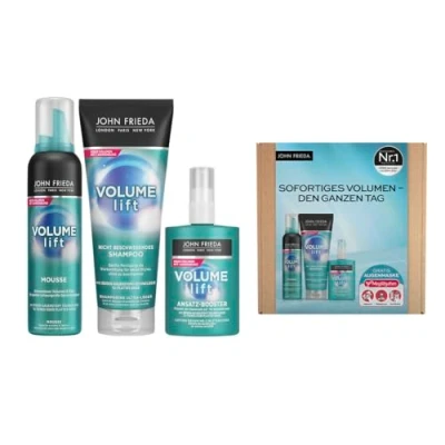 Abbildung von John Frieda Volume Lift Vorteils Set Inhalt: Shampoo, 250ml + Ansatzbooster, 125ml Mousse, 200ml Für dünnes Haar Volumen durch Styling