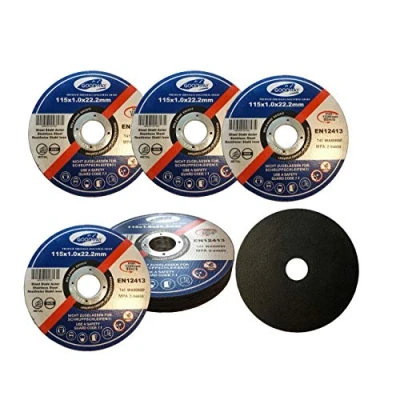 Abbildung von Goodway Profi Trennscheiben 10 stuck │ Ø 115 mm, 1.0 mm dünn für Flex, Trenn und Winkelschleifer Inox Schneidscheiben Flexscheiben Metallbearbeitung