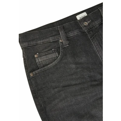Abbildung von MUSTANG Jeans Herren Stretch lang Straight Fit Washington Jeanshose Hose Denim, Länge:32L, Farbe:Denim Black (1016082 4000 983), Weite:33W