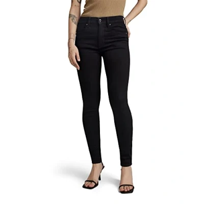 Abbildung von G STAR Lhana Skinny Jeans Fit, Damen, Größe: 33x30, Pitch black