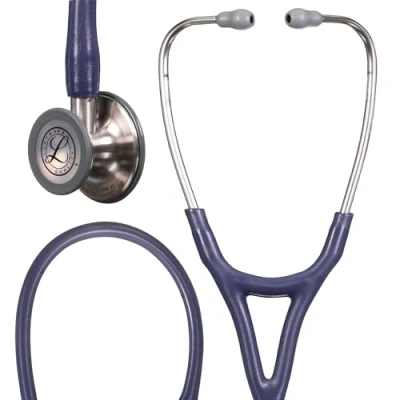 Abbildung von 3M Littmann Cardiology IV Diagnostik Stethoskop, 6187C, Edelstahl Bruststück, Mitternachtsblauer Schlauch