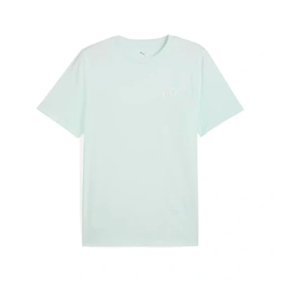 Abbildung von Puma Small LOGO TEE Tshirt basic, Herren, Größe: Large, Peaceful blue