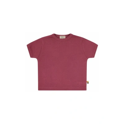 Abbildung von loud + proud Tshirt basic für Kinder, Größe: 98/104, Rouge