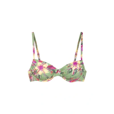 Abbildung von LASCANA Bügel Bikini Top »Malia«, mit tropischem Print