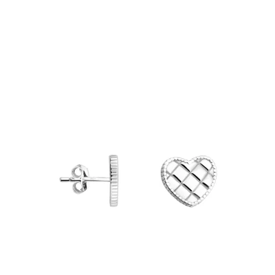 Abbildung von SOFIA MILANI Damen Ohrringe 925 Silber Herz Ohrstecker E1795