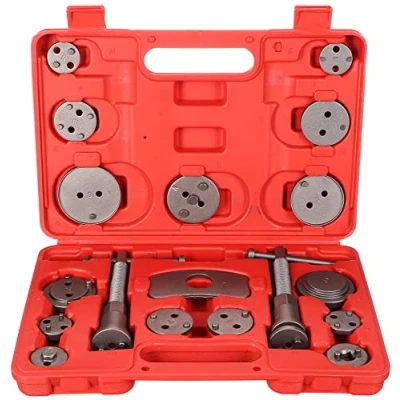 Abbildung von SIXTOL Brake Set 18 Bremskolbenrücksteller 18tlg Kunststoffkoffer Rückstellwerkzeug zum des Bremskolben Bremssattel Kolben Wind Zurück Tool Kit KFZ Werkzeug Bremse Instandsetzung