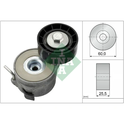 Abbildung von INA 534 0400 10 Spannarm, Keilrippenriemen 60mm 25,5mm