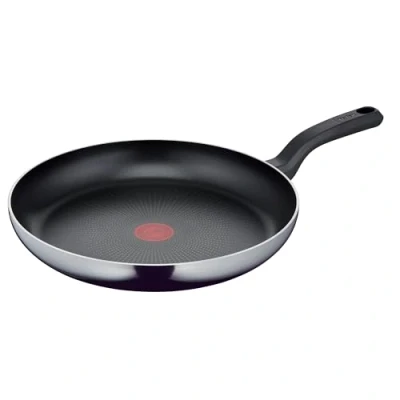 Abbildung von Tefal D52608 Resist Bratpfanne 32 cm sichere Titanium Antihaftversiegelung Thermo Signal Temperaturindikator leichte Reinigung Flame Protect Technologie Schwarz