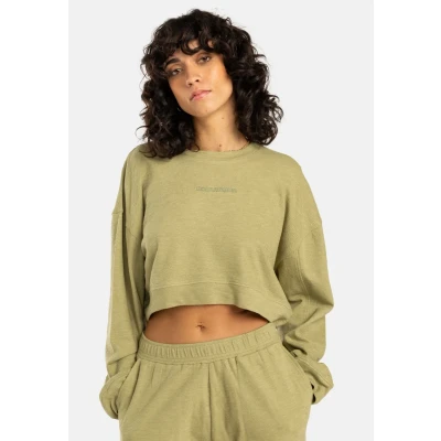 Abbildung von Billabong Cropped Sweatshirt, Damen, Größe: Small, Avo