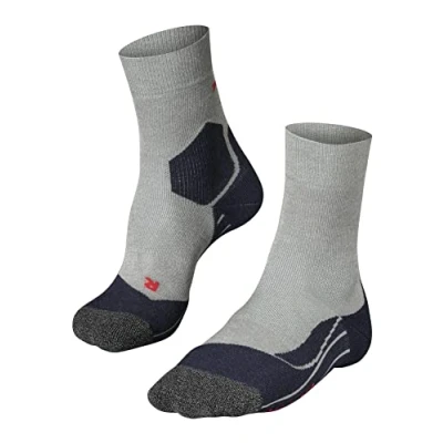 Abbildung von FALKE Herren Laufsocken RU3 Comfort M SO Lyocell Funktionsmaterial antiblasen 1 Paar, Grau (Light Grey 3406), 46 48