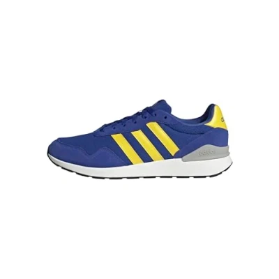 Abbildung von adidas Herren Run 60s 4.0 Shoes, semi Lucid Blue/Yellow/Grey Two, 45 1/3 EU
