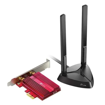 Abbildung von TP Link Archer TX3000E AX3000 Wi Fi 6 Bluetooth 5.0 PCIe Adapter (max 2402 Mbit/s 5 GHz und max 574 2,4 GHz, Intel Chipsatz, WPA3 Verschlüsselungsstandard) schwarz