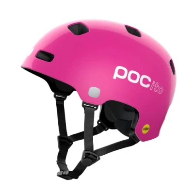 Abbildung von POC POCito Crane MIPS Fahrradhelm für Kinder mit bewährtem Schutz, Rotationsschutz und fluoreszierenden Farben gute Sichtbarkeit