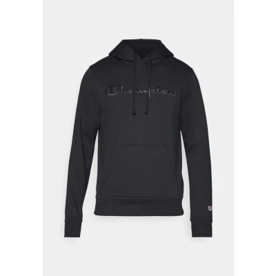 Abbildung von Champion Icons Tonal Hoodie Large LOGO Kapuzenpullover, Herren, Größe: Medium, Black
