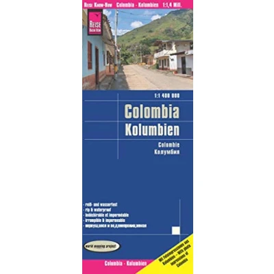 Abbildung von Reise Know How Landkarte Kolumbien / Colombia (1:1.400.000): reiß und wasserfest (world mapping project)