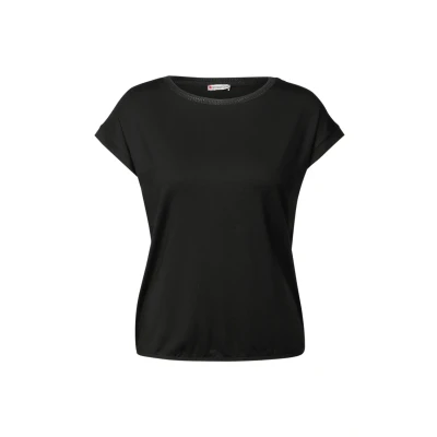 Abbildung von Street One Tshirt print, Damen, Größe: 40, Schwarz