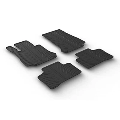 Abbildung von Gledring 0504 Fußmattensatz Gummi vorne und hinten 4 schwarz 750mm 550mm MERCEDES BENZ: GLC Coupe