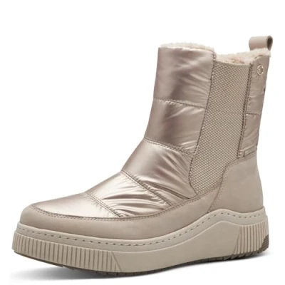 Abbildung von Tamaris Comfort Snowboot/Winterstiefel, Damen, Größe: 36, Beige Schuhe