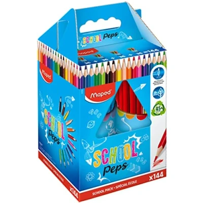 Abbildung von Maped 832004 Dreikant Buntstift COLOR&#039;PEPS, 144er Schulpaket