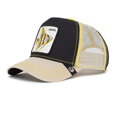 Abbildung von Goorin Bros. Sick Lid Angel Fisch Black A Frame Adjustable Trucker Cap One Size