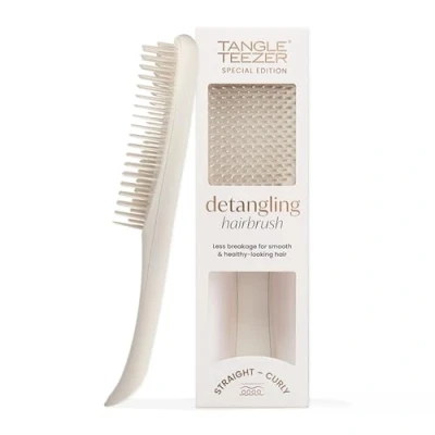 Abbildung von Tangle Teezer Ultimate Detangler Haarbürste, für nasses und trockenes Haar, Entwirrungsbürste alle Haartypen, zweistufige Zähne reduzieren Brüche, beseitigen Knoten, Bimssteingrau,matte Oberfläche